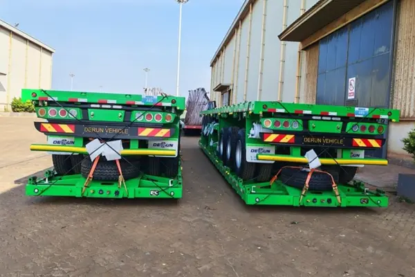 Derun 4 Unit Tr-Akan Kargo Treler Separa Kargo telah dihantar ke Algeria