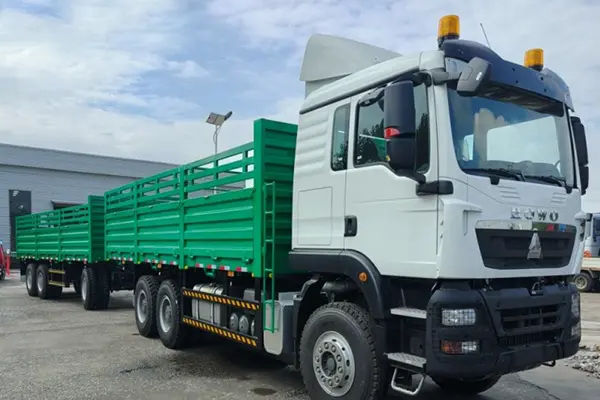Derun 21 unit Drawbar Trailer Penuh Pergi ke Tianjin Port