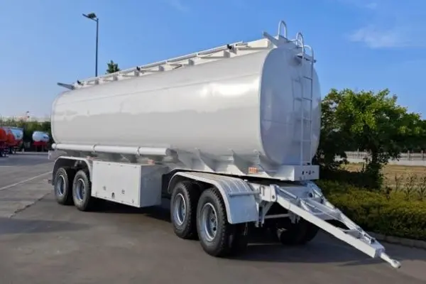 Derun 4 Axle Oil Tank Drawbar Trailer akan dihantar ke Ecuador