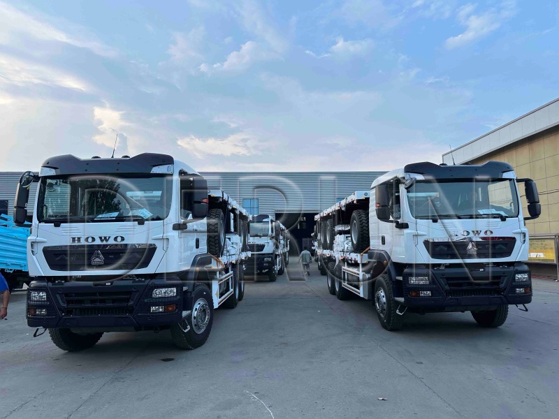 10 unit trak pagar tx howo dengan treler cargo drawbar berjaya dihantar ke Ethiopia