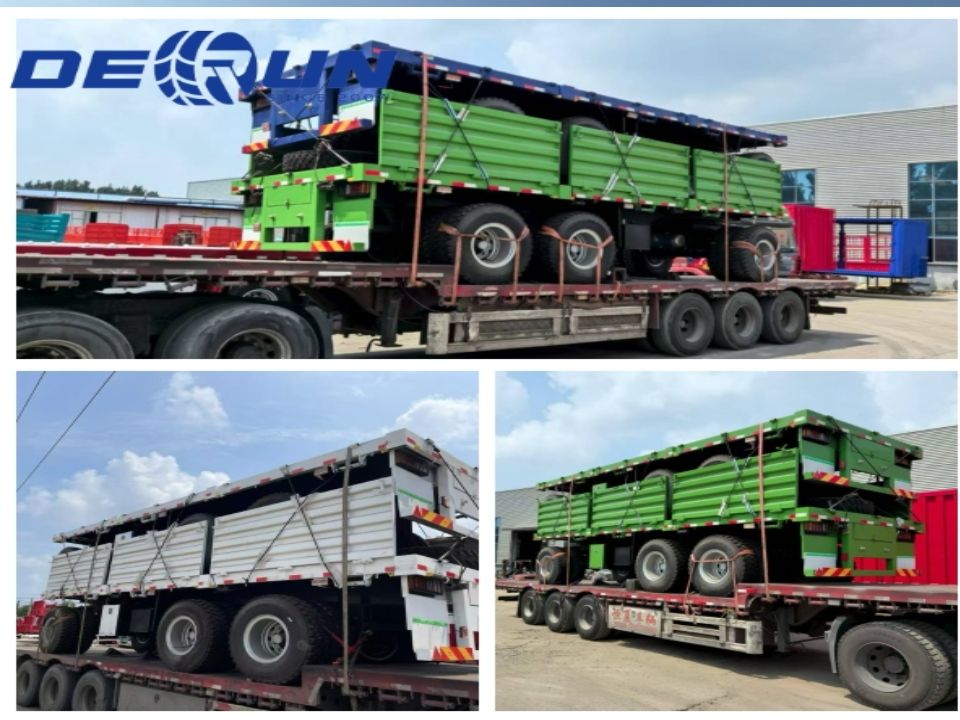 Derun Six Units Fence Cargo Trailer Penuh secara rasmi dihantar ke Port