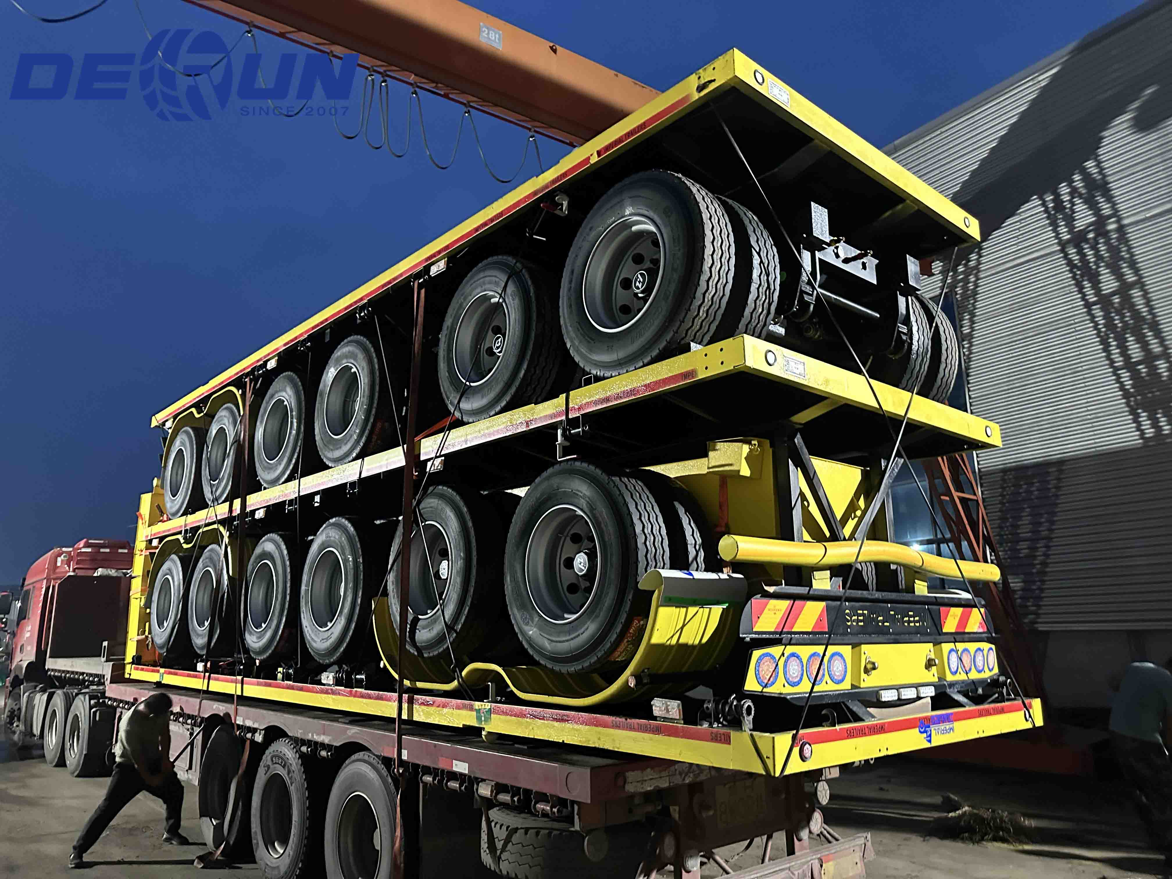 Tiga Trailers Flatbed akan dihantar ke Mozambique
