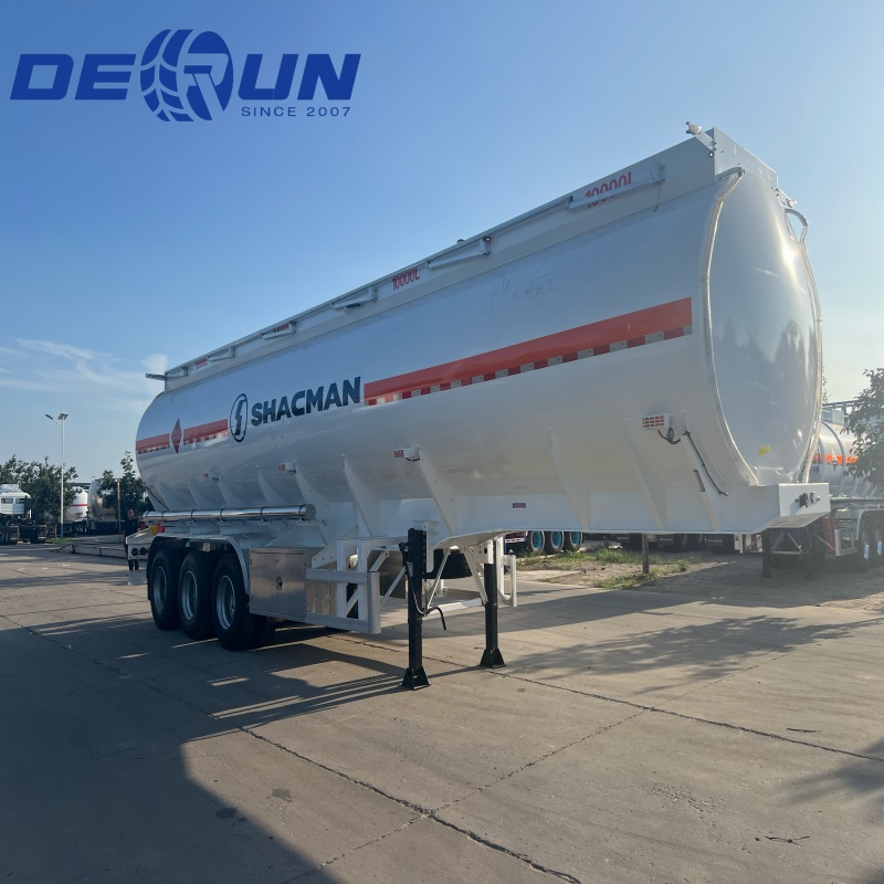 Derun Tri-Akan Tangki Minyak Semi Treler