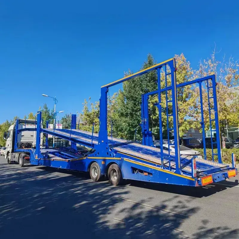 Treler Pengangkutan Kereta Double Deck