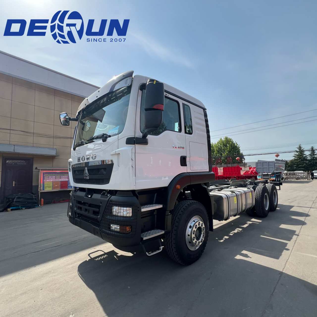 Sinotruk Howo 6x4 Tx Cargo Chassis Truck untuk Ethiopia